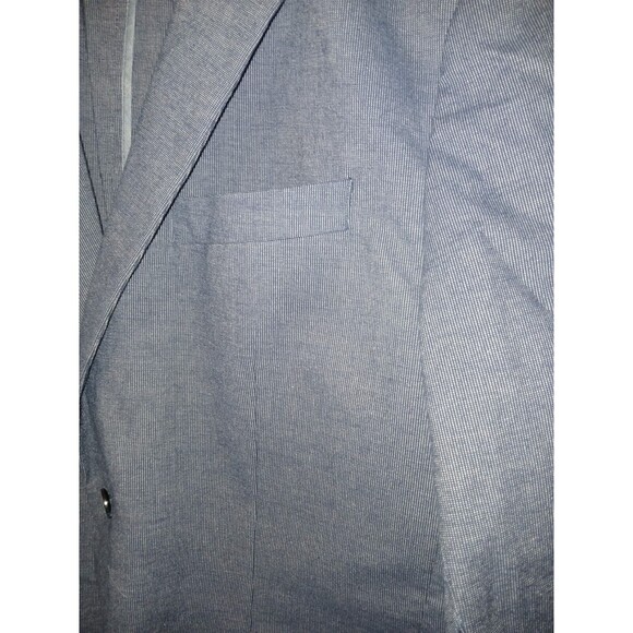 Old Navy Blazer 2 Button Jacket Mens Size XL Blue Gray Sport Coat 42×30 Pockets - Picture 13 of 16